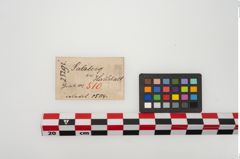 Etikett zu Bronzemehrkopfnadel (NHMW-PRAE-025291)